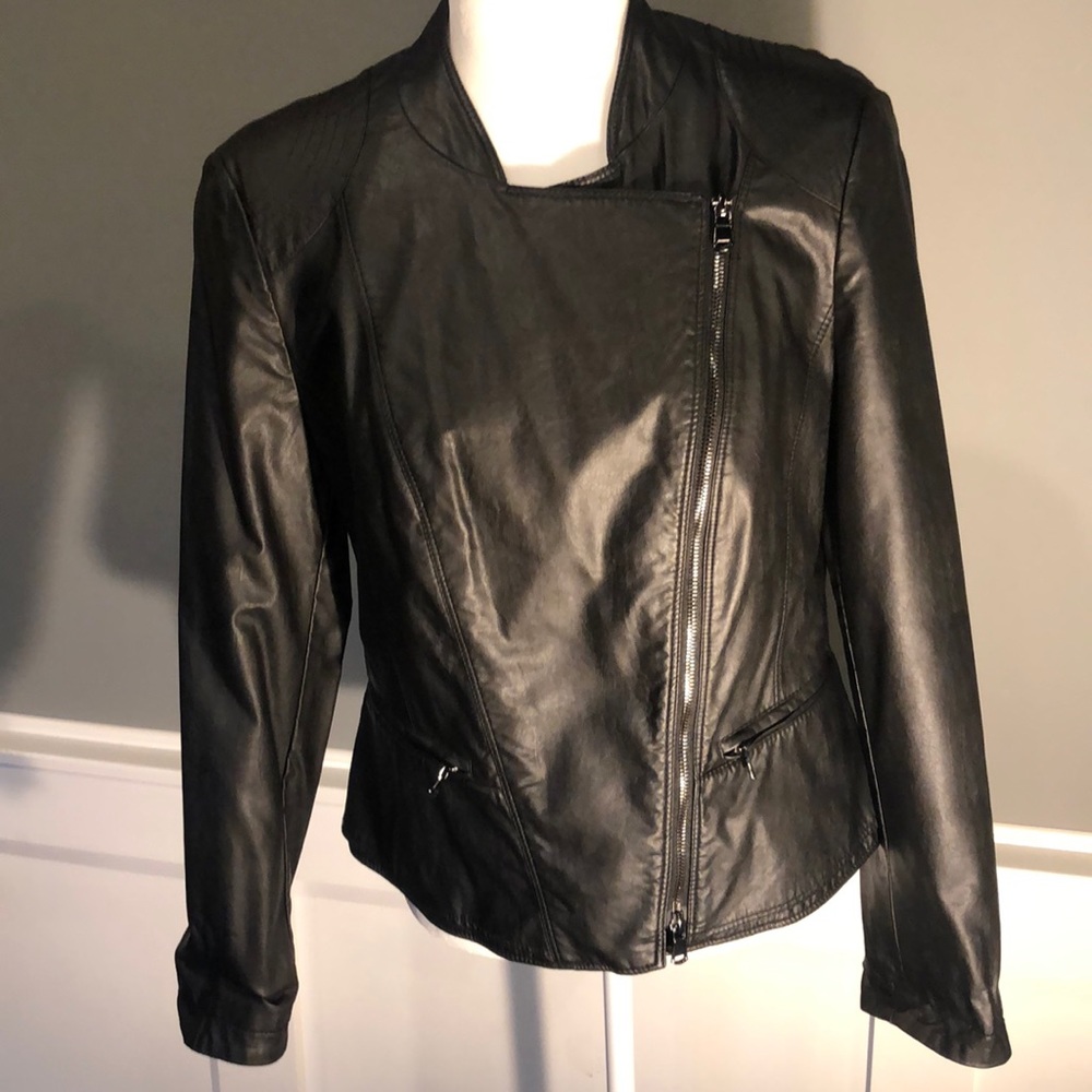 Taifun Blavk light leather jacket